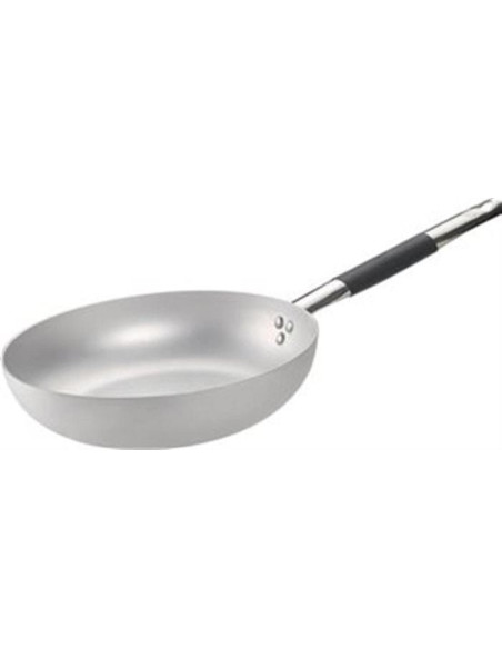 Sartén de inducción de aluminio de 3 mm de espesor con mango frío, diámetro 36 cm