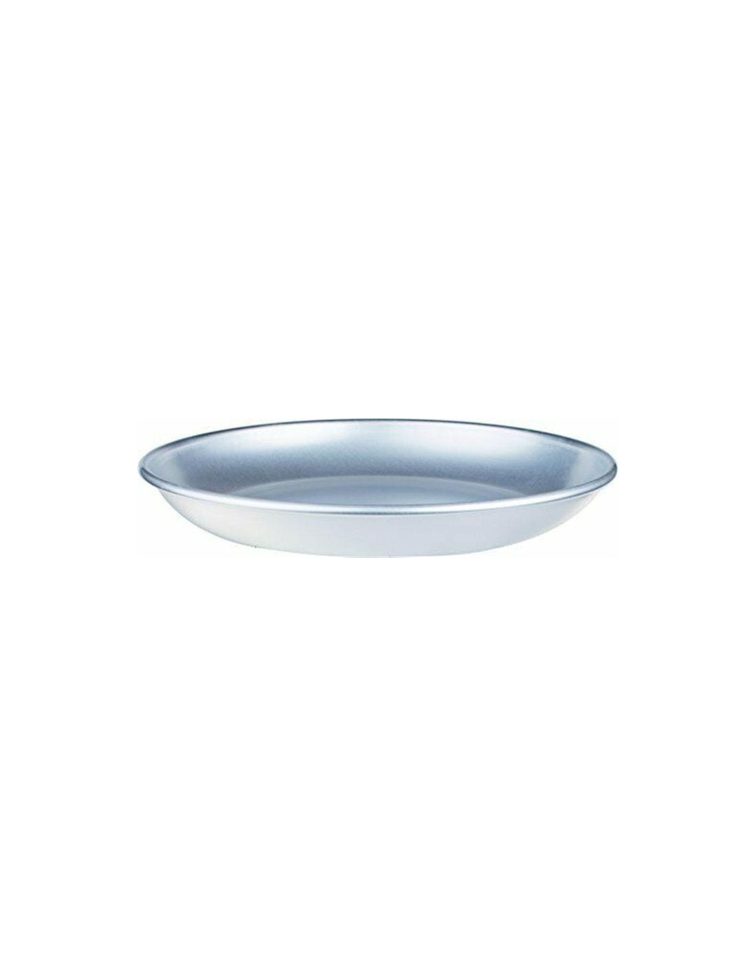 Bandeja para mariscos de aluminio de 3 mm, diámetro 50 cm.