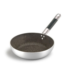 Sartén alta de piedra de aluminio antiadherente de 3 mm con mango frío, diámetro 28 cm