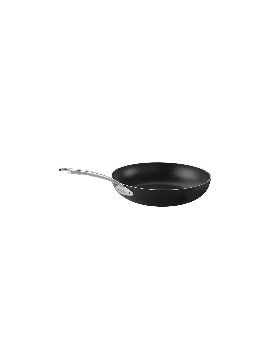 Sartén alta AlBlack 1907 de aluminio antiadherente de 3 mm, un mango, diámetro 28 cm