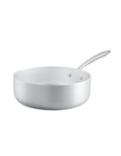 1907 Cacerola baja de aluminio de 5mm para inducción, un mango, diámetro 20cm