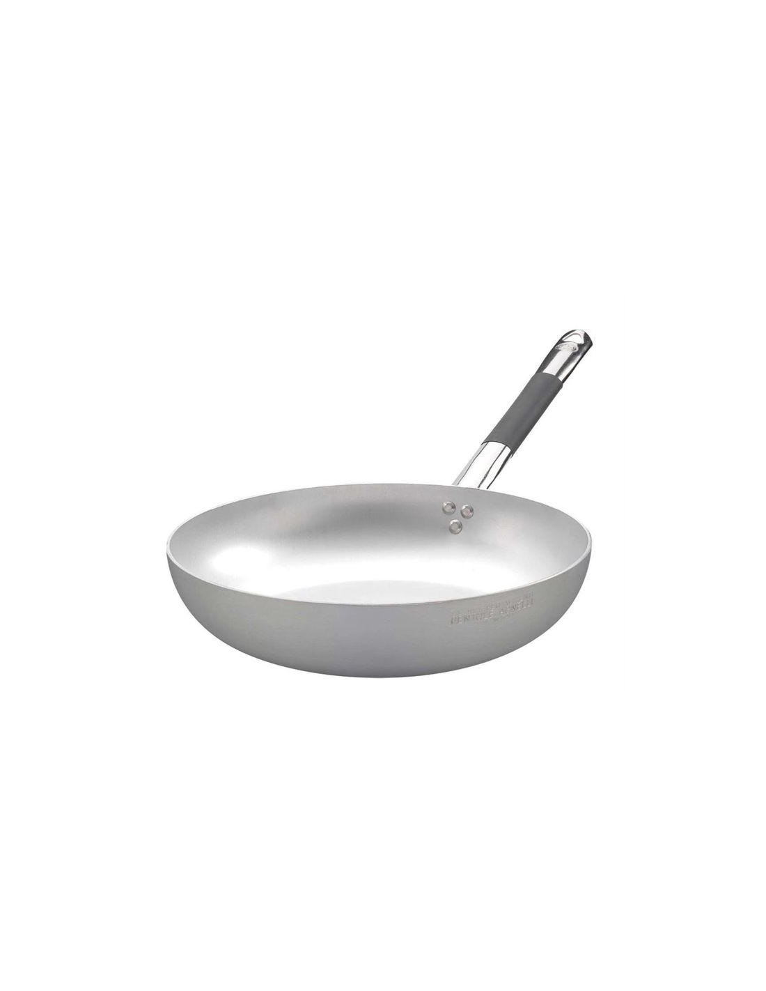 Sartén de inducción de aluminio de 3 mm de espesor con mango frío, diámetro 32 cm