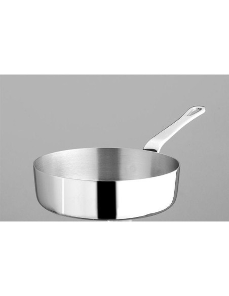 Sartén de acero inoxidable 1932 para inducción con un mango, diámetro 14 cm
