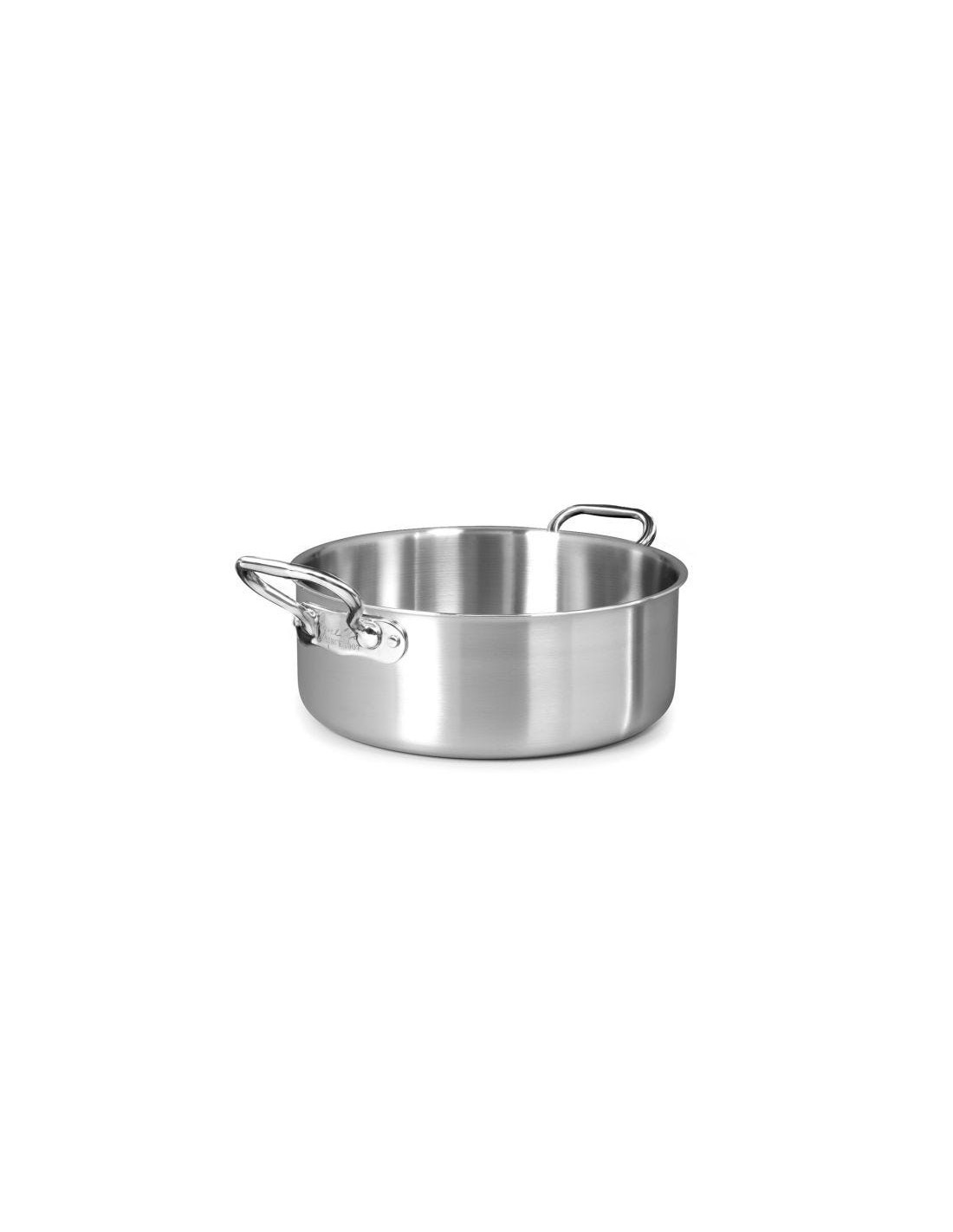 Cacerola baja de aluminio con dos asas, 1932, diámetro 10 cm.