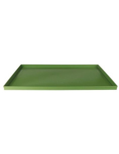 Bandeja de horno rectangular fabricada en aleación de aluminio microperforado 2mm antiadherente con borde recto 80x60cm