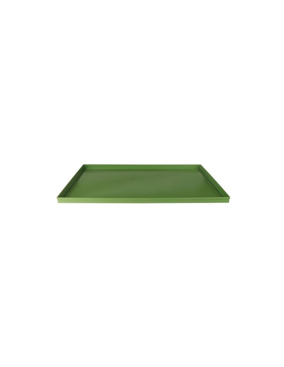 Bandeja de horno rectangular fabricada en aleación de aluminio microperforado 2mm antiadherente con borde recto 80x60cm