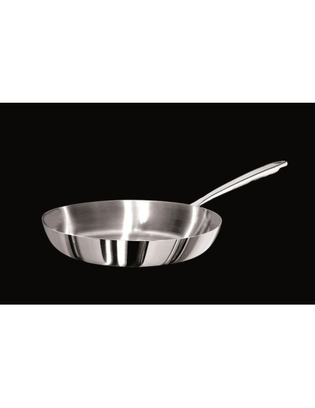 Sartén Alu-inox 1907 3 capas brillante, para inducción con un mango, diámetro 20 cm