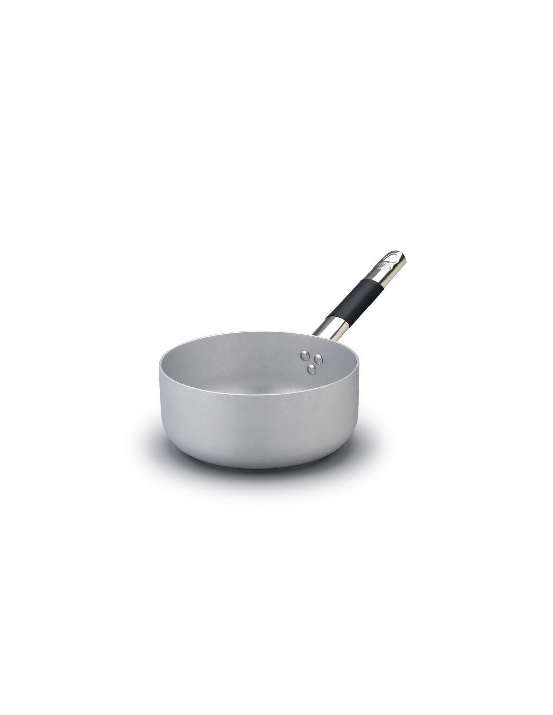 Cacerola baja de aluminio de 3mm para inducción, con mango "cool", diámetro 20cm