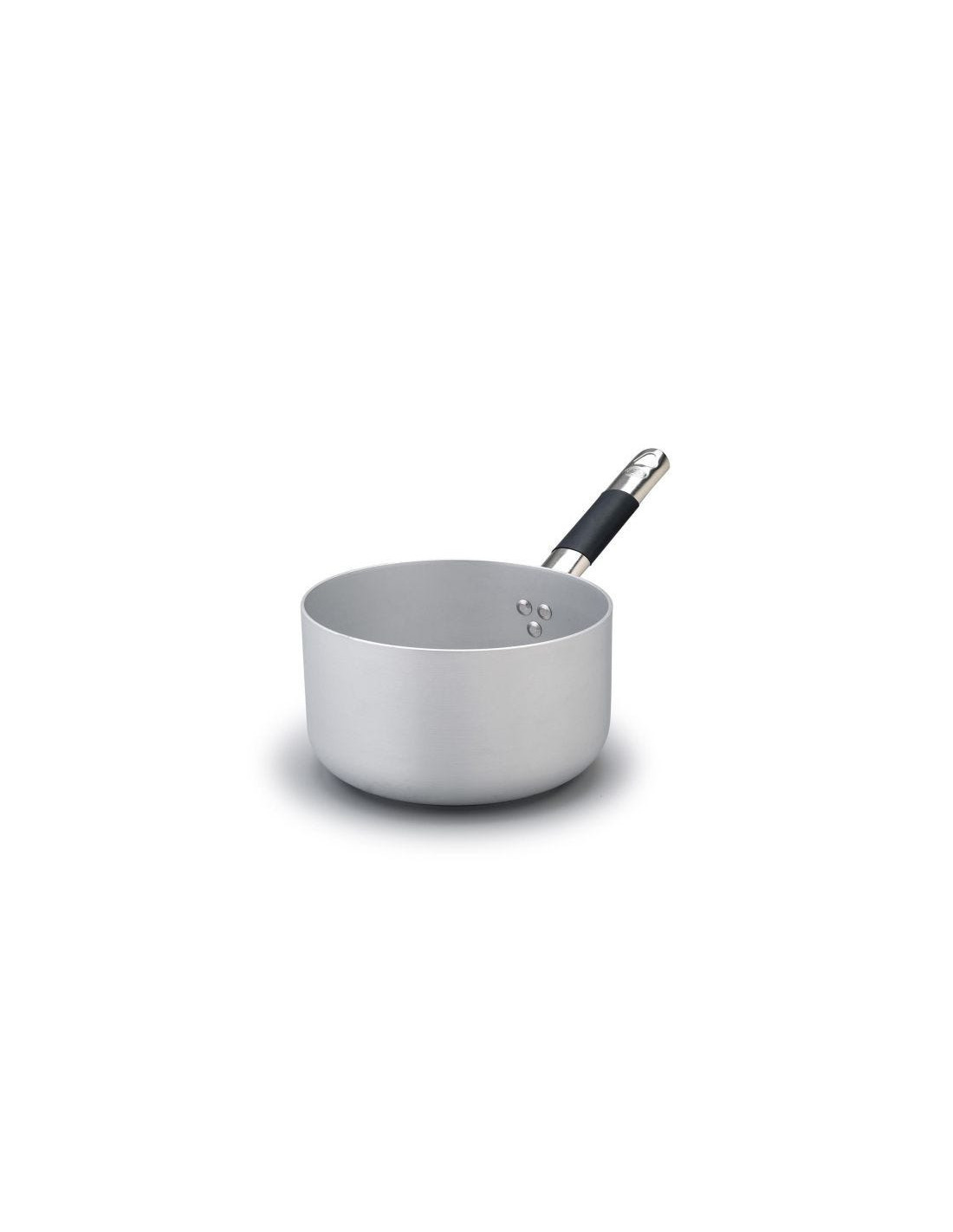 Cacerola alta en aluminio de 3mm para inducción, con mango "cool", regalamos 28cm