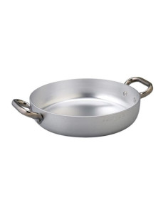 Sartén de aluminio de 3 mm para inducción, dos asas, diámetro 20 cm