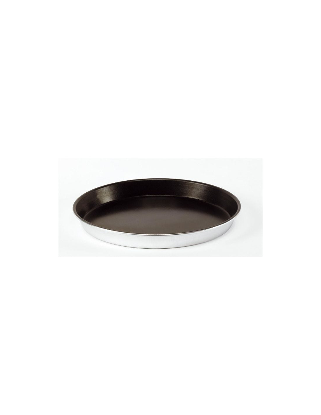 Molde redondo para tartas, aleación 3003, con revestimiento antiadherente (alto 3 cm), diámetro 32 cm