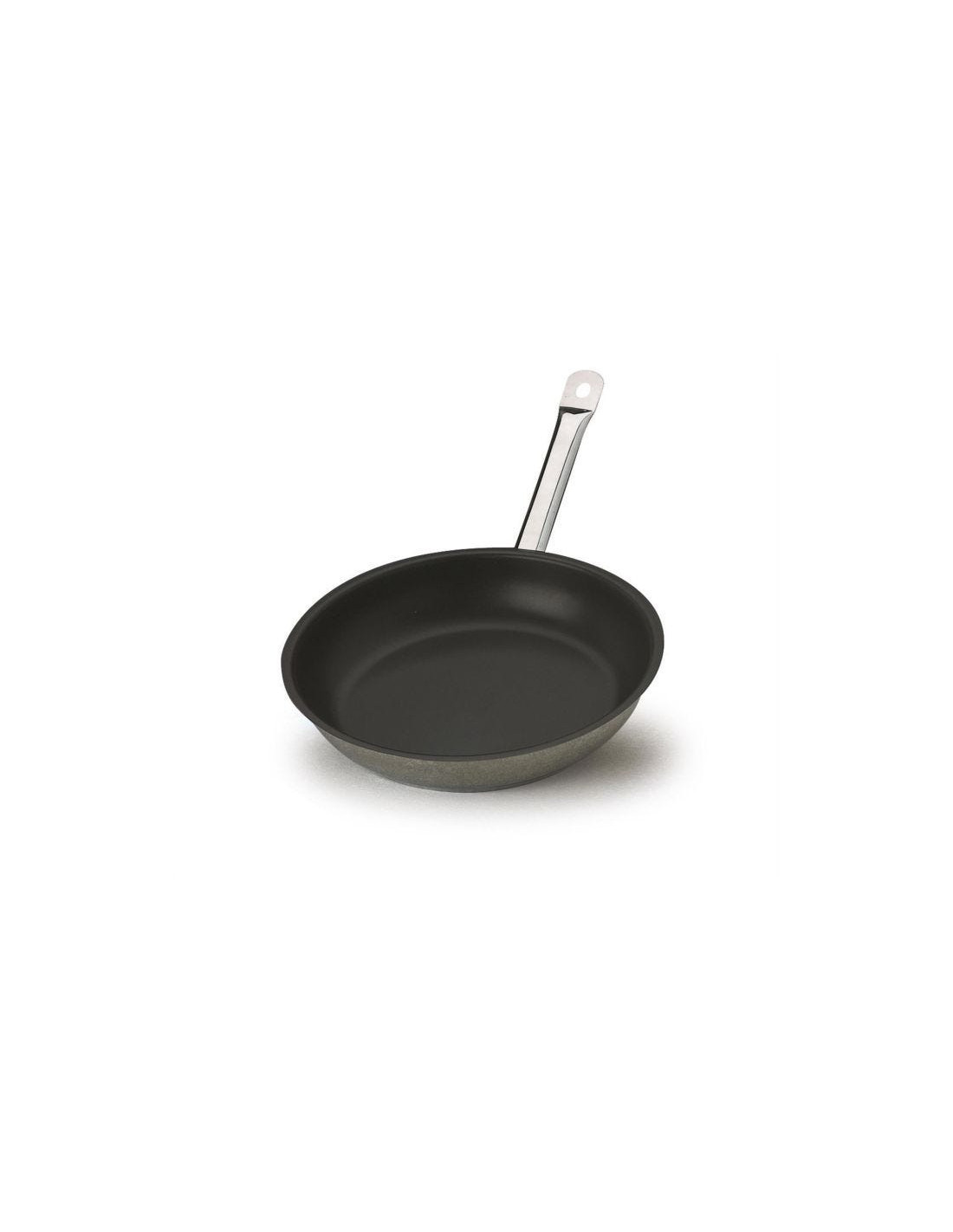Sartén de acero inoxidable para inducción, un asa, diámetro 24cm
