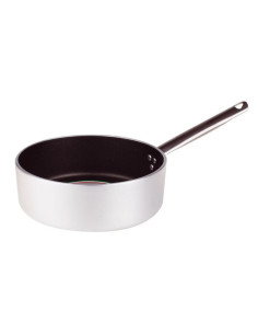 Cacerola baja de aluminio antiadherente de 5 mm con un asa, diámetro 20 cm