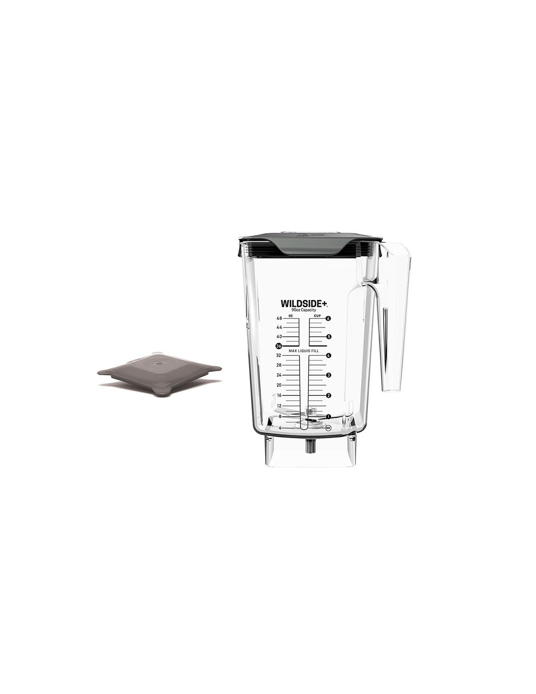 BLENDTEC - 40-630-61 - Jarra WILDSIDE+ de 1,5 litros con tapa plana blanda para batidora profesional Blendtec