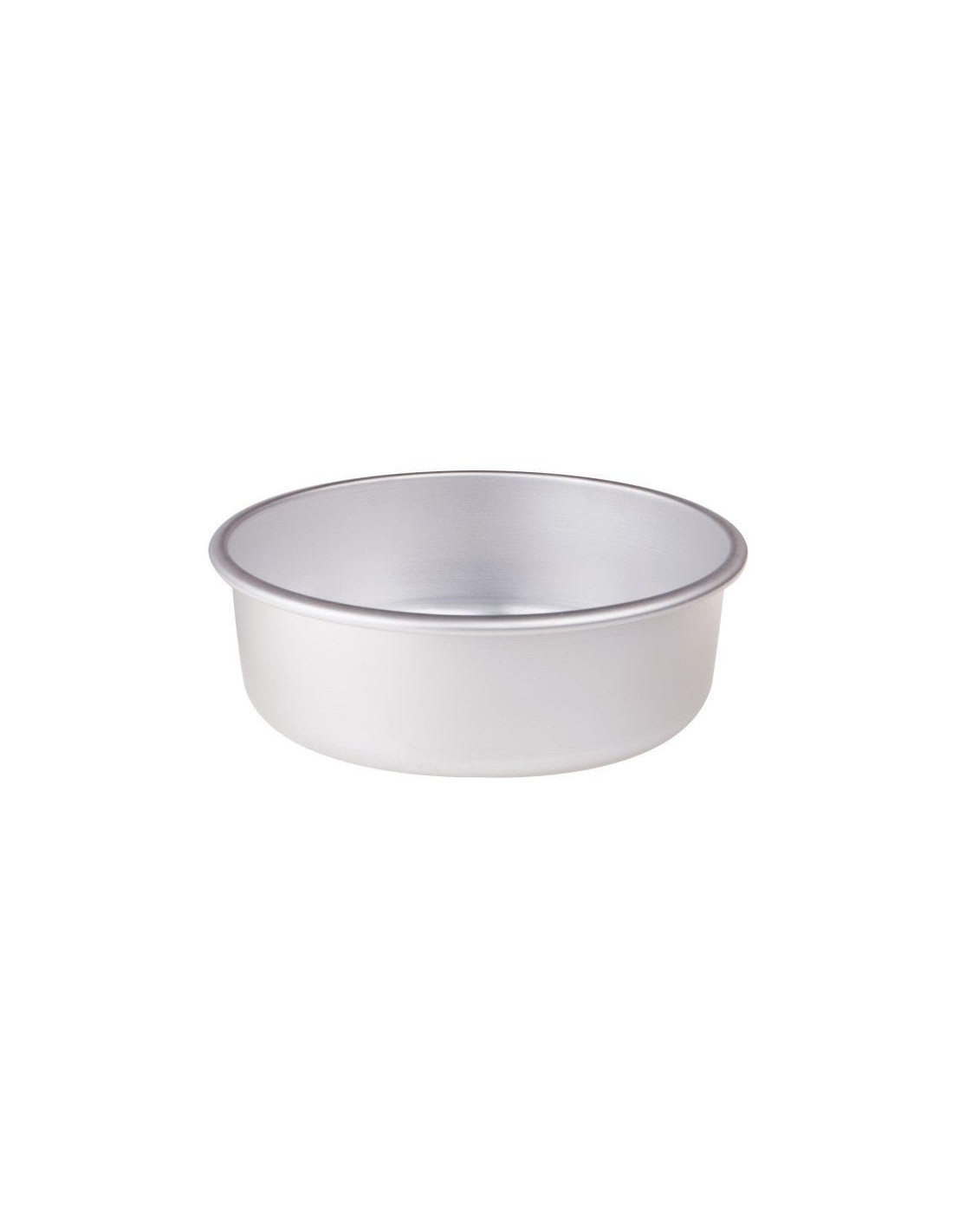 Molde cónico de aluminio para tartas con borde (alto 8 cm), diámetro 30 cm