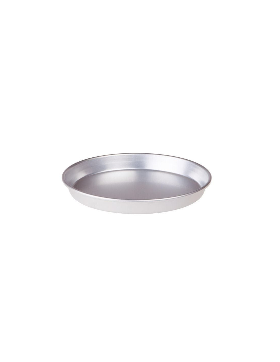 Molde cónico de aluminio para tartas con borde (alto 3 cm), diámetro 45 cm