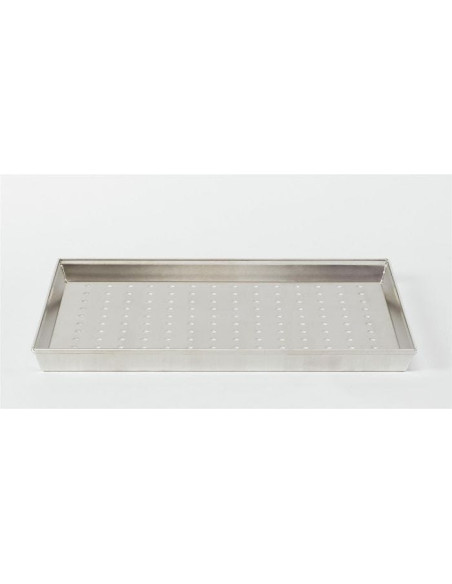 Bandeja de horno rectangular microperforada (agujero de 6 mm) de aleación de aluminio 3007, tamaño 60x40cm
