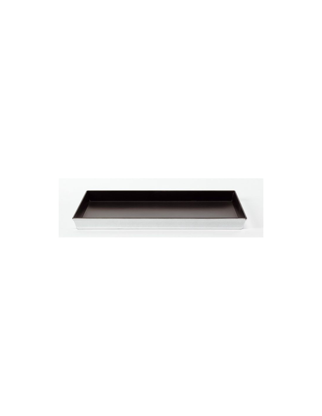 Bandeja de horno rectangular fabricada en aleación de aluminio 3003 con revestimiento antiadherente, tamaño 60x40cm