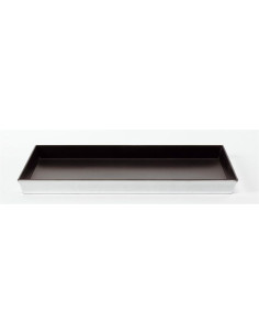 Bandeja de horno rectangular fabricada en aleación de aluminio 3003 con revestimiento antiadherente, tamaño 50x35cm