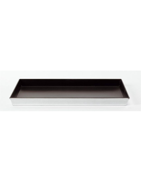 Bandeja de horno rectangular fabricada en aleación de aluminio 3003 con revestimiento antiadherente, tamaño 45x35cm