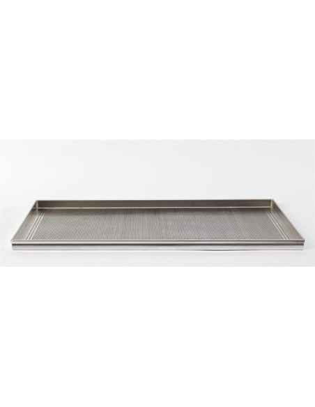 Bandeja de horno rectangular microperforada (agujero de 2 mm) de aleación de aluminio 3003, tamaño 60x40cm