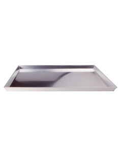 Bandeja de horno rectangular en aleación de aluminio 3003 con borde, tamaño 65x45cm