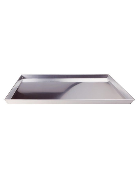 Bandeja de horno rectangular en aleación de aluminio 3003 con borde, tamaño 60x40cm