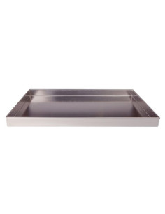 Bandeja de horno rectangular en aleación de aluminio 3003 con bordes rectos, tamaño 60x40cm