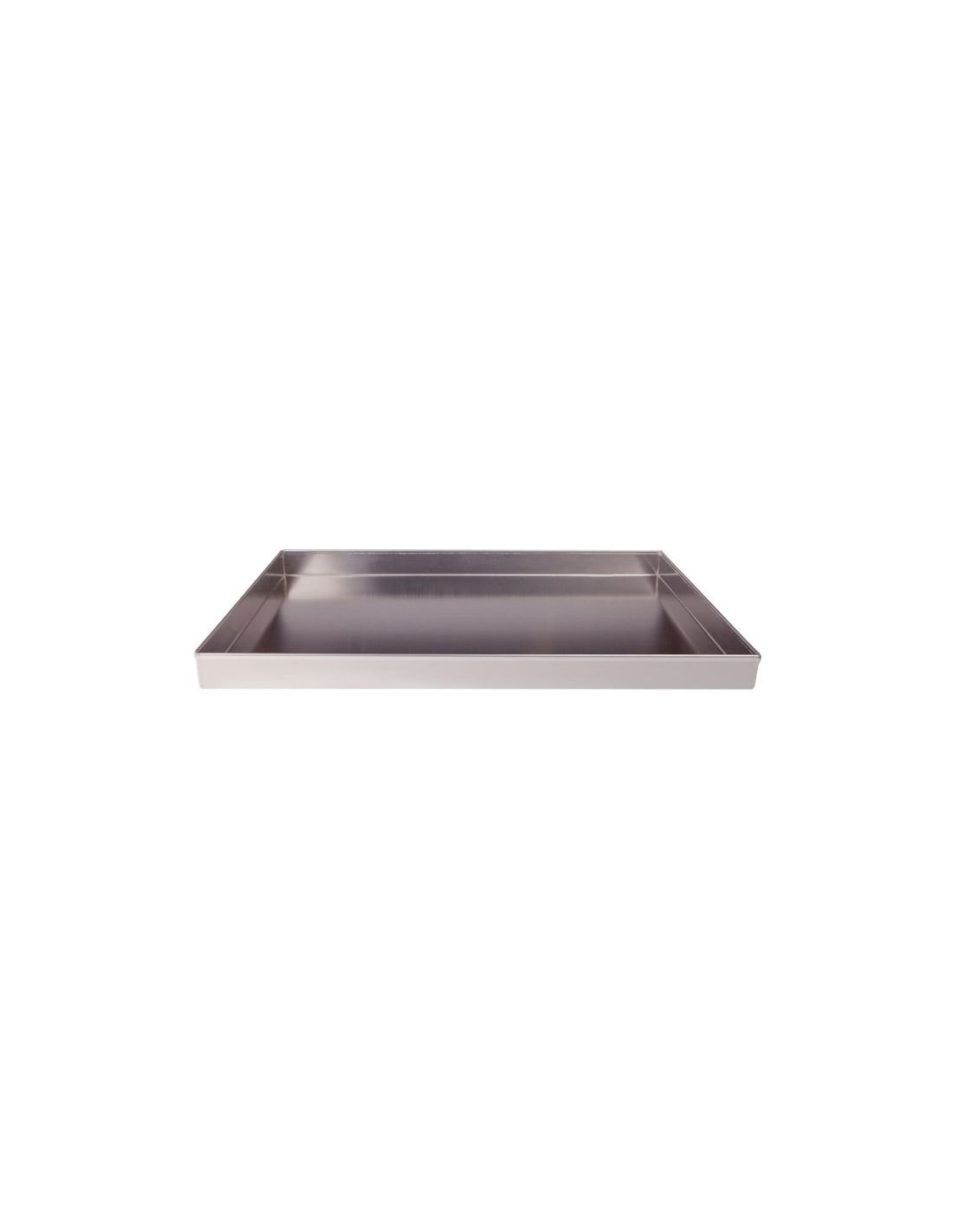 Bandeja de horno rectangular en aleación de aluminio 3003 con bordes rectos, tamaño 60x40cm