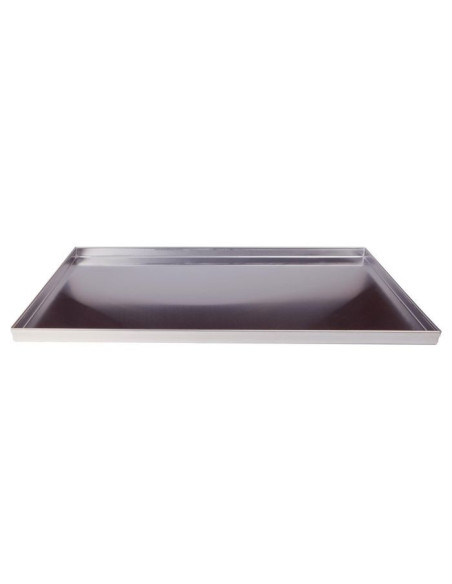 Bandeja de horno rectangular en aleación de aluminio 3003, espesor 1,2 mm con bordes rectos, tamaño 60x40cm