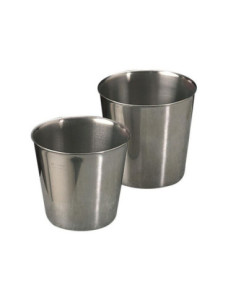 Molde de acero inoxidable 18/10 para flan alto, diámetro 6 cm.