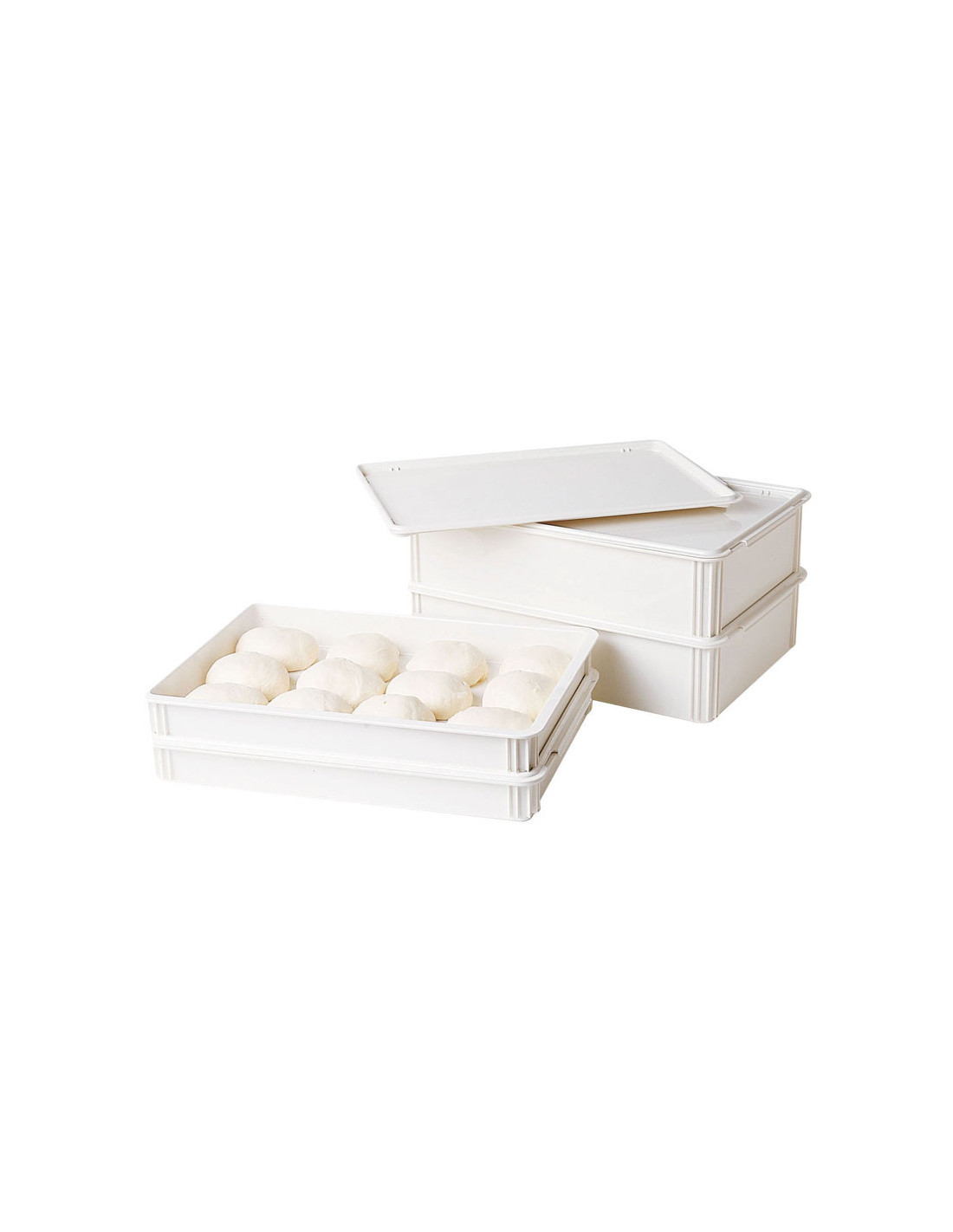 CAMBRO - DB60407-148 - Caja de masa para pizza - Blanco | CAMBRO