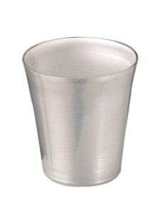 Molde alto de aluminio para flan, diámetro 7 cm.
