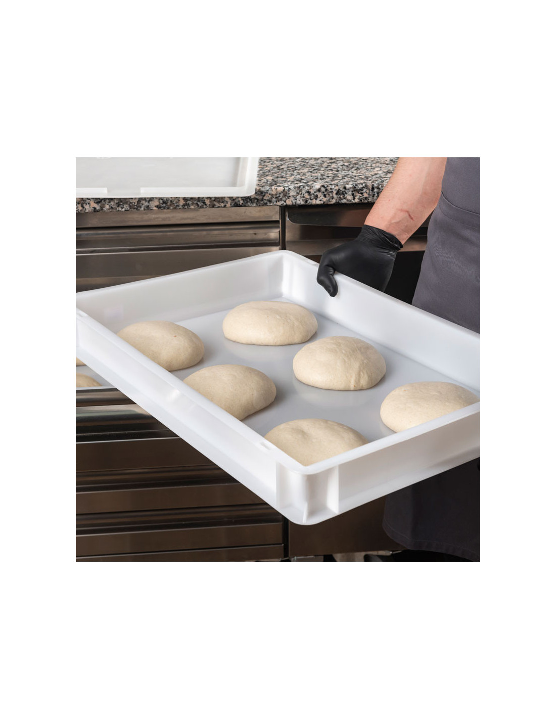 CAMBRO - DB604010-148 - Caja de masa para pizza - Blanco | CAMBR