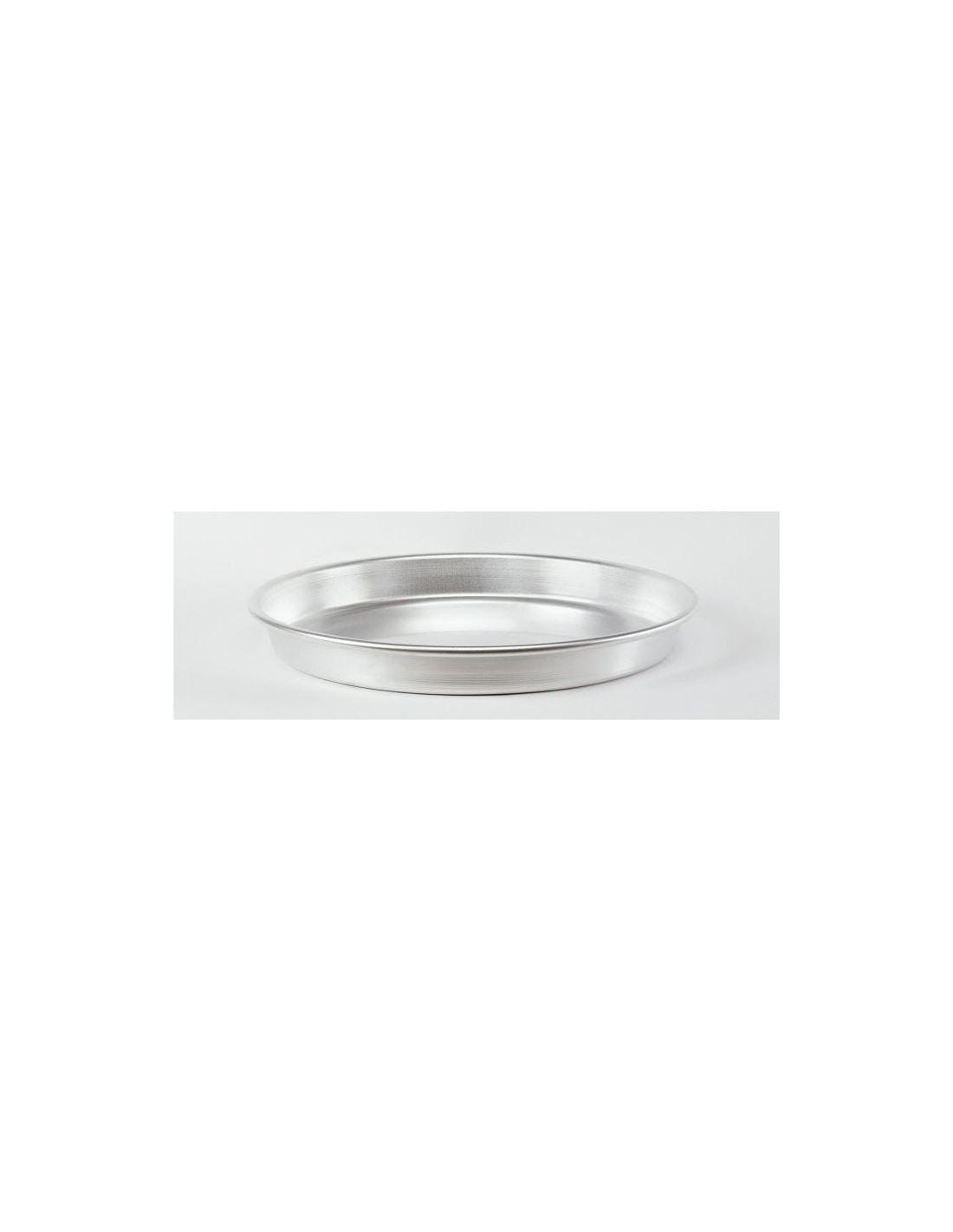 Molde redondo y pesado para pizza con borde para porciones de pizza (alto 4,5 cm), diámetro 50 cm