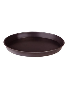 Molde para pizza redondo de chapa azul, diámetro 32 cm