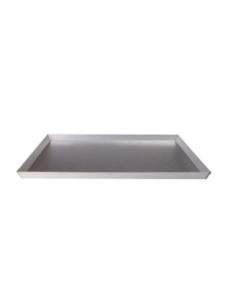 Bandeja de horno rectangular de chapa aluminizada, tamaño 50x35cm