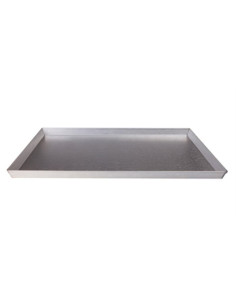 Bandeja de horno rectangular de chapa aluminizada, tamaño 40x30cm
