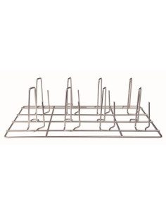 Parrilla Gastronorm GN1/1 para cocción vertical de pollo cm.53x32,5