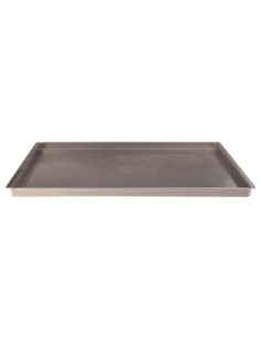 Bandeja microperforada Gastronorm GN1/1 con riel lateral corto cm.53x32,5 h.cm.2