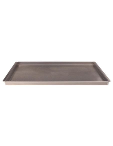 Bandeja microperforada Gastronorm GN1/1 con riel lateral corto cm.53x32,5 h.cm.2