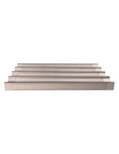 Bandeja de horno Gastronorm microperforada para baguettes cm.53x32,5 h.cm.6