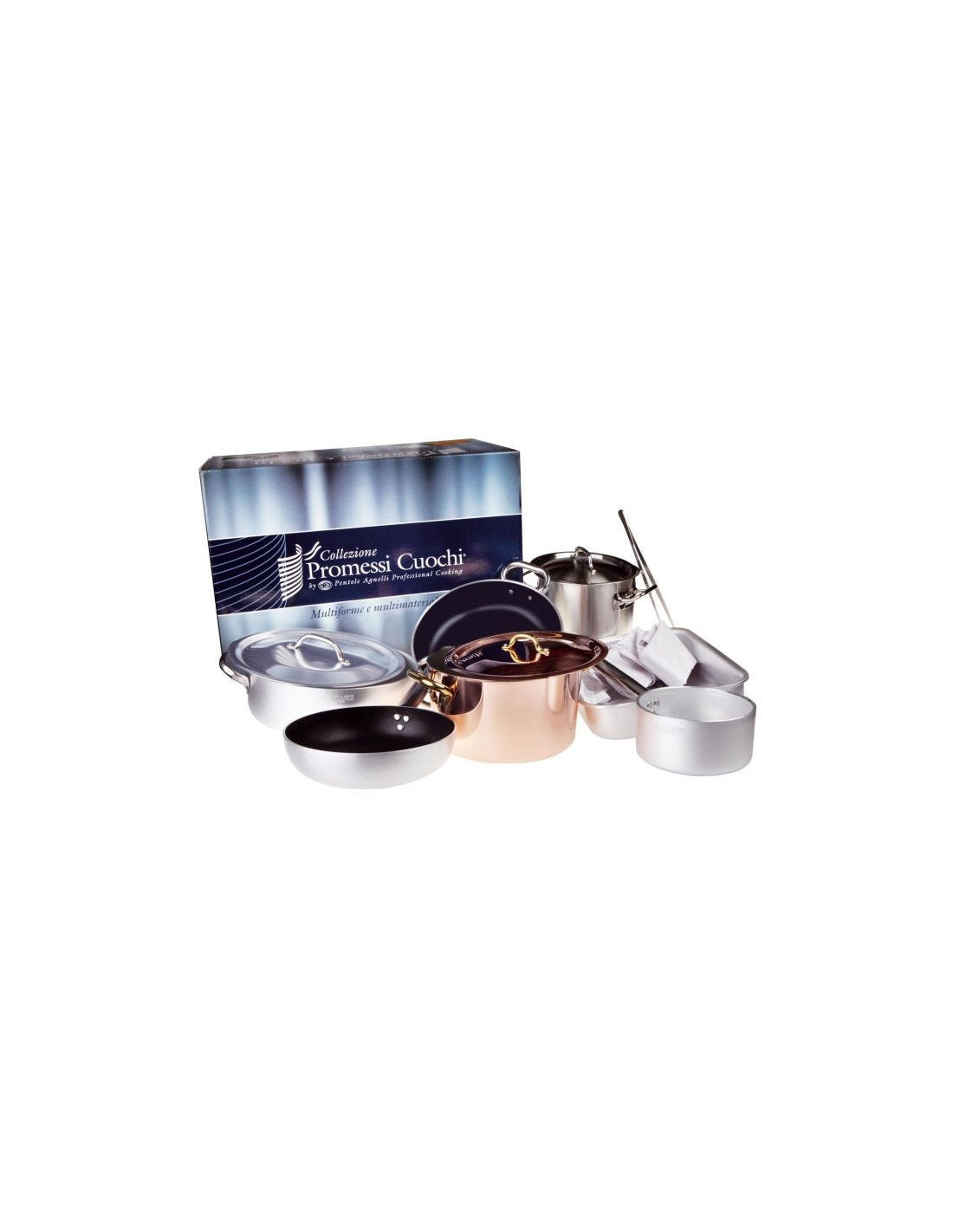 Batería de cocina profesional Agnelli "Promessi Cuochi" - 10 piezas