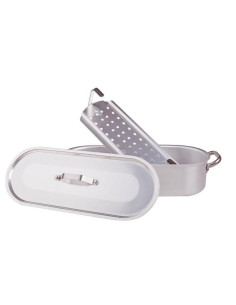 Pecera de aluminio de 3 mm con rejilla y tapa, tamaño 60x17cm