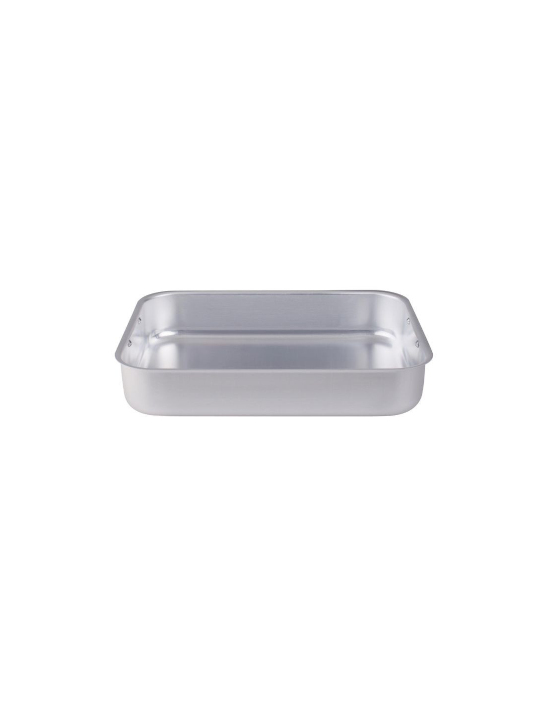 Bandeja rectangular para asar con acabado mate y esquinas redondeadas, sin tapa, tamaño 32 x 23 cm