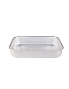 Asador Radiante Rectangular en aluminio de 5mm, tamaño 30x23cm