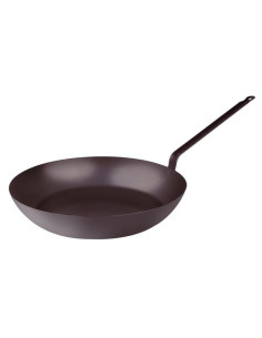 Sartén lionesa de hierro claro con mango, diámetro 28 cm