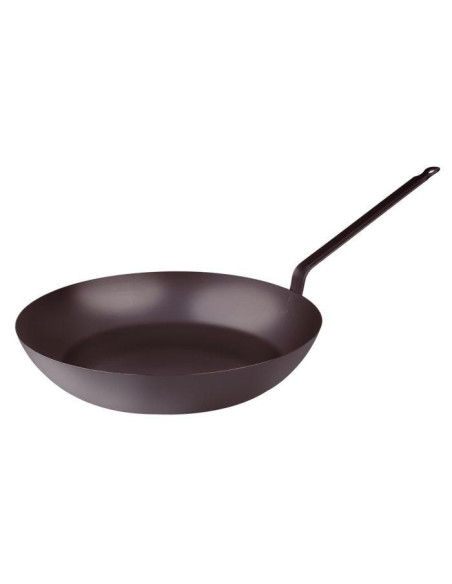 Sartén lionesa de hierro claro con mango, diámetro 28 cm