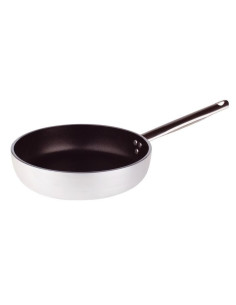 Sartén recta de aluminio antiadherente de 5 mm con mango, diámetro 20 cm