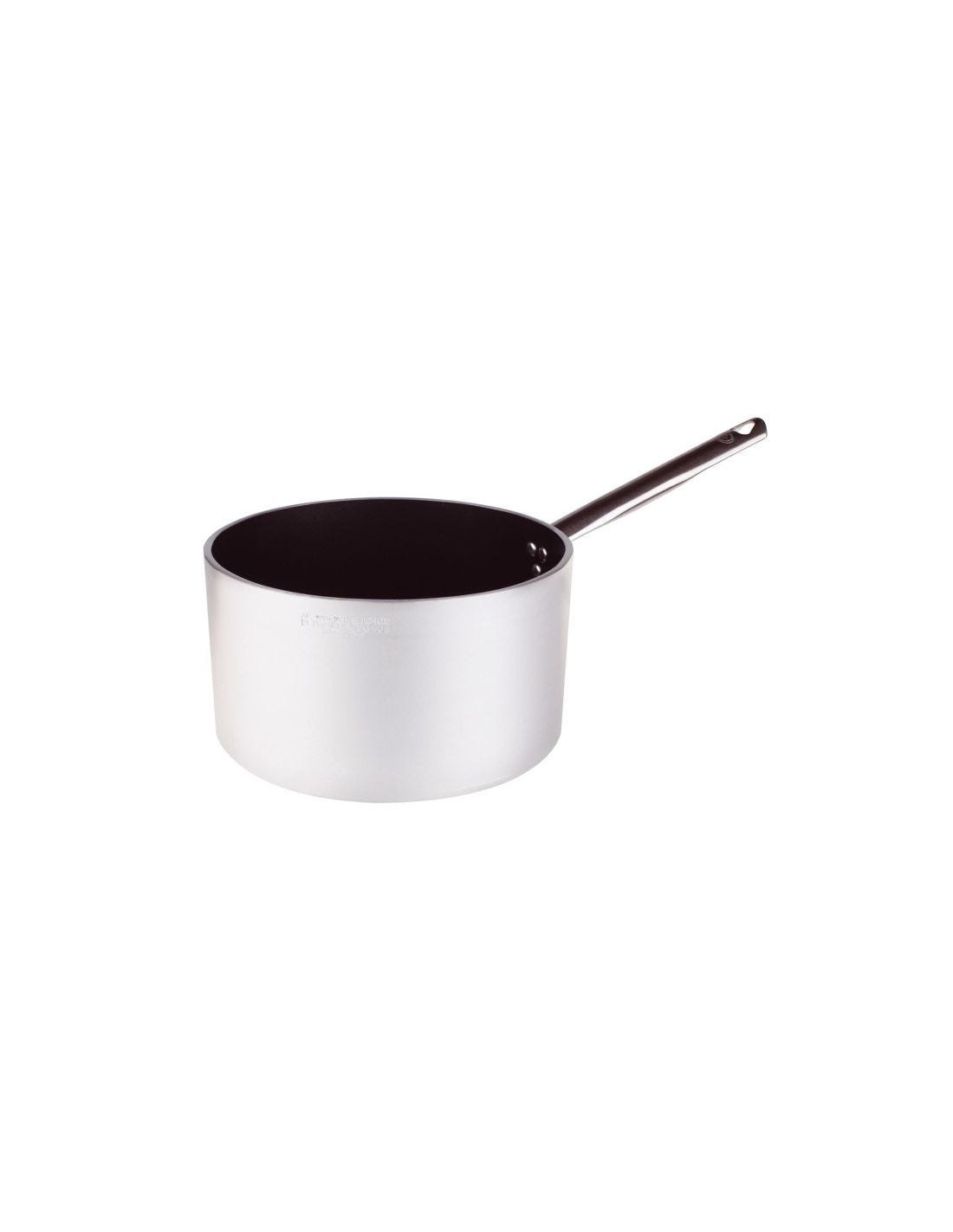 Cacerola de aluminio antiadherente de 5 mm con un asa, diámetro 18 cm